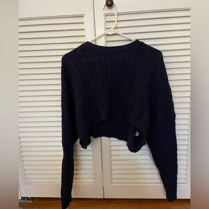 Altar’d State navy cropped sweater
size: medium